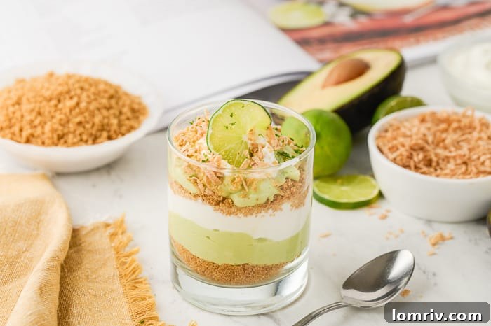 Key Lime Parfait with Coconut