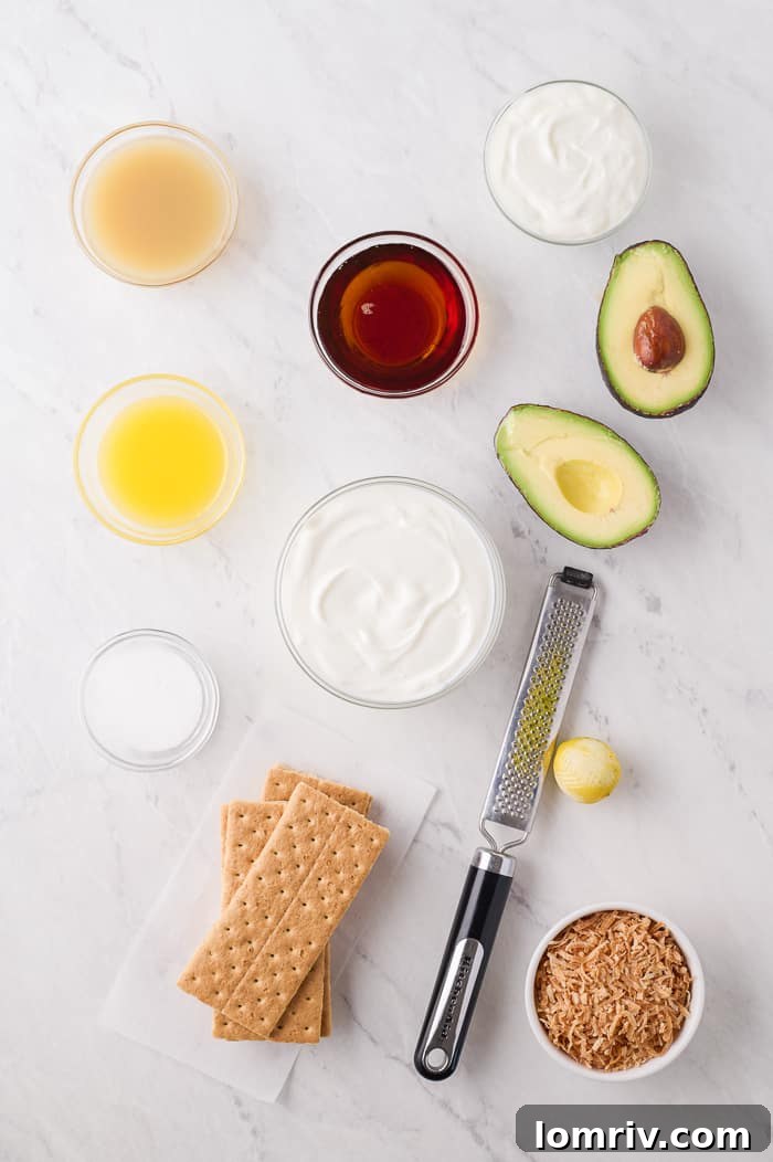 Key Lime Parfait with Coconut