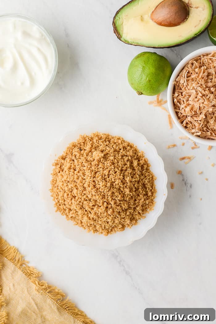 Key Lime Parfait with Coconut