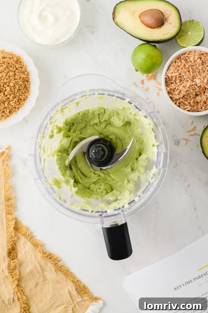 Key Lime Parfait with Coconut
