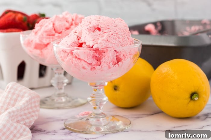 Strawberry Sherbet