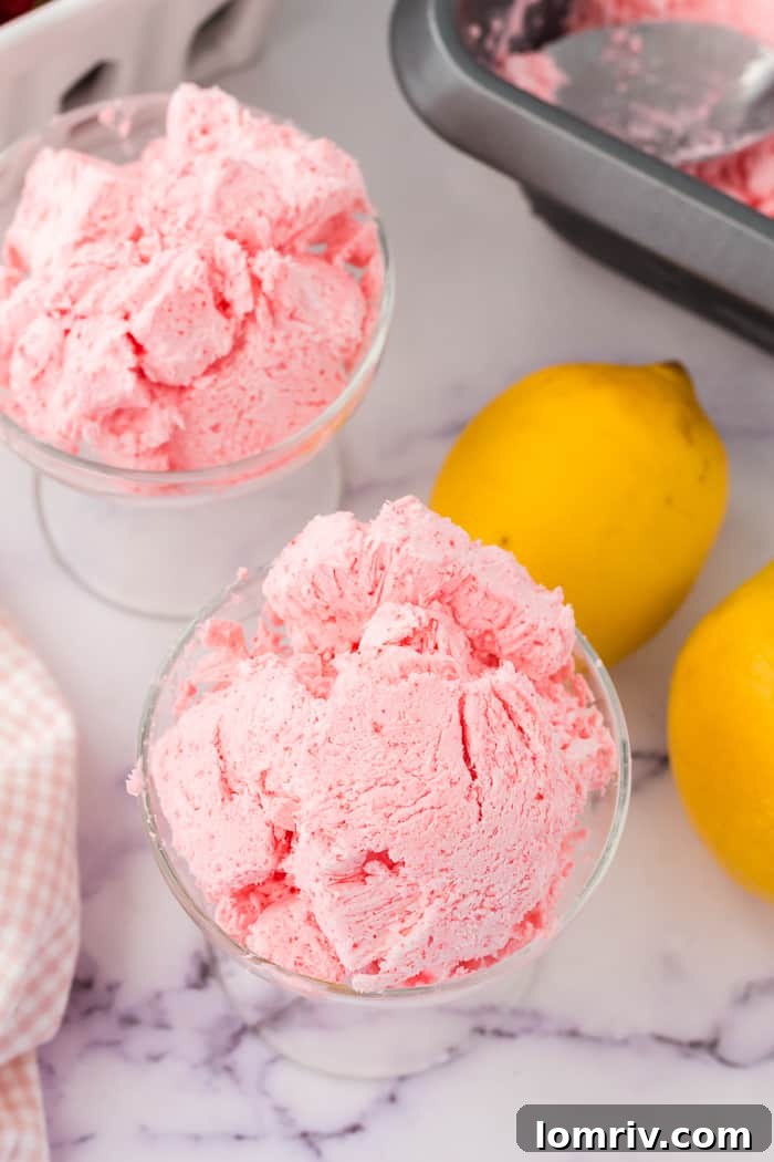 Strawberry Sherbet