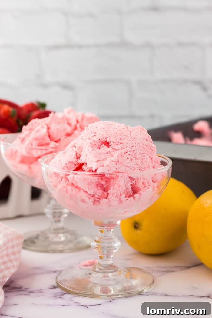 Strawberry Sherbet