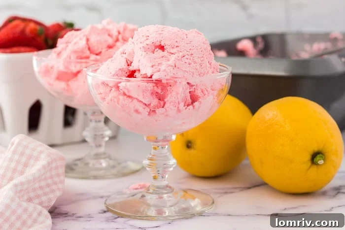 Strawberry Sherbet