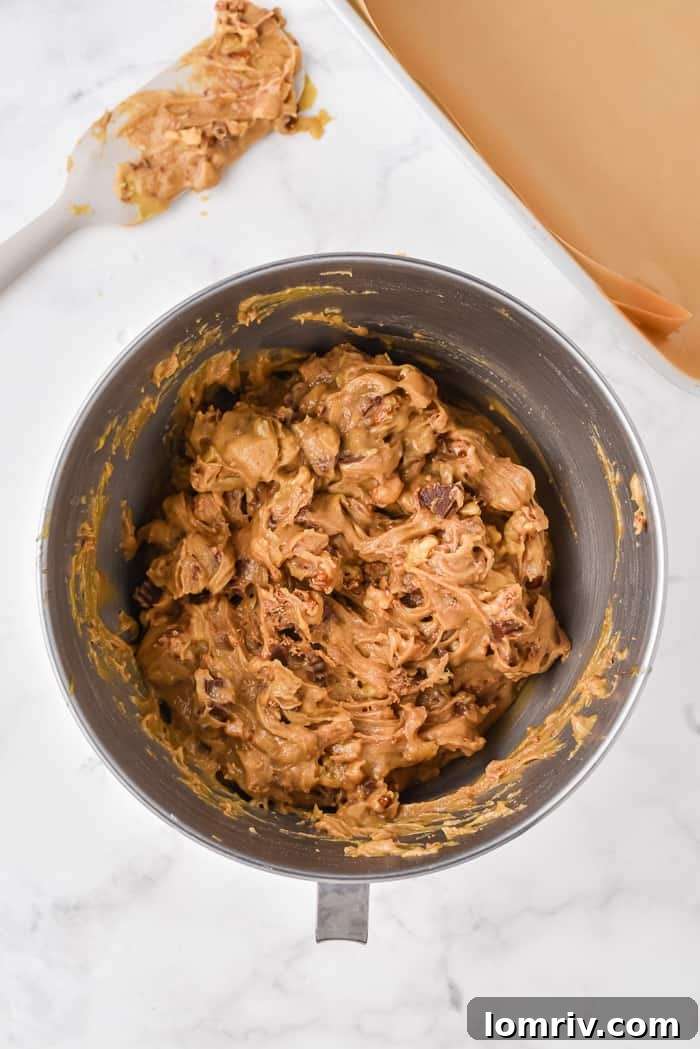 Spreading Blondie Batter