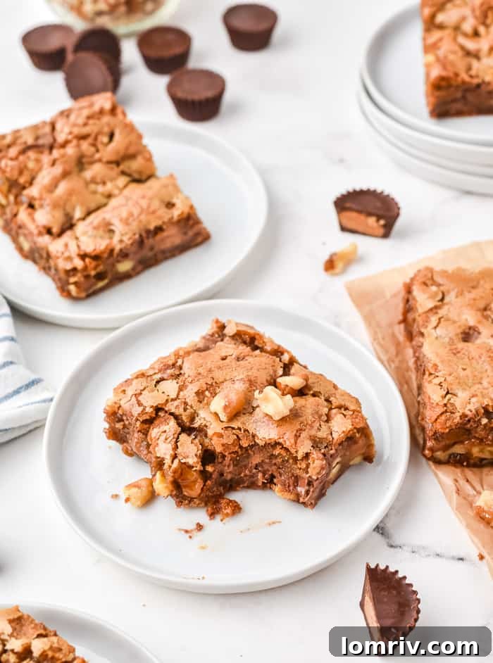 Reese's Peanut Butter Blondies Recipe