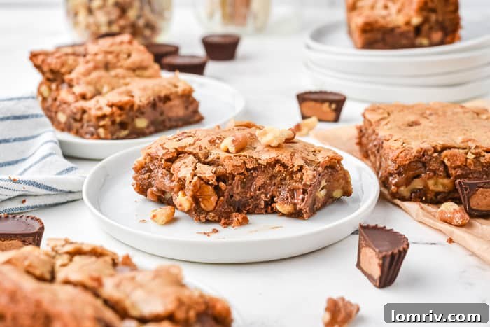 Easy Peanut Butter Blondie Recipe