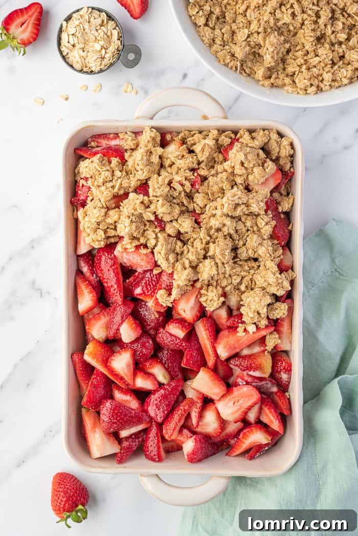 Strawberry Crumble