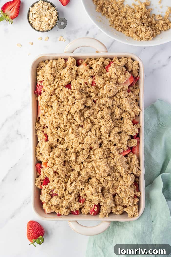 Strawberry Crumble