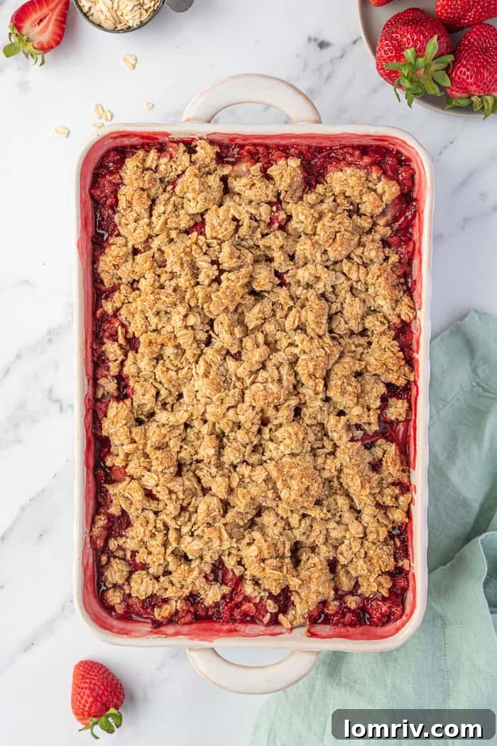 Strawberry Crumble