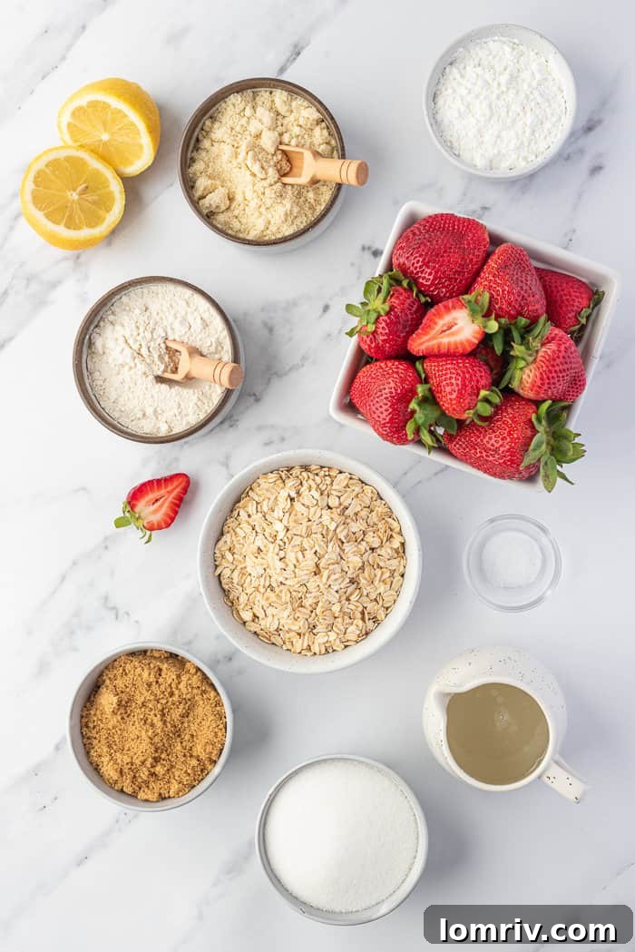 Strawberry Crumble