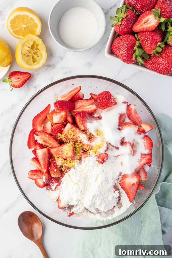 Strawberry Crumble