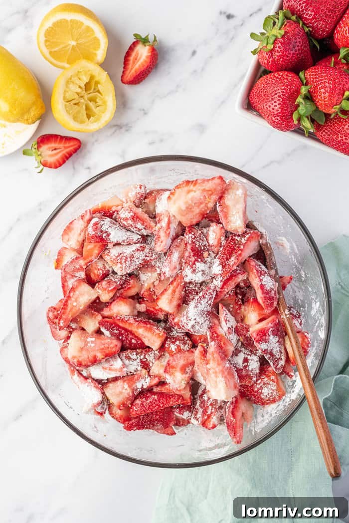 Strawberry Crumble