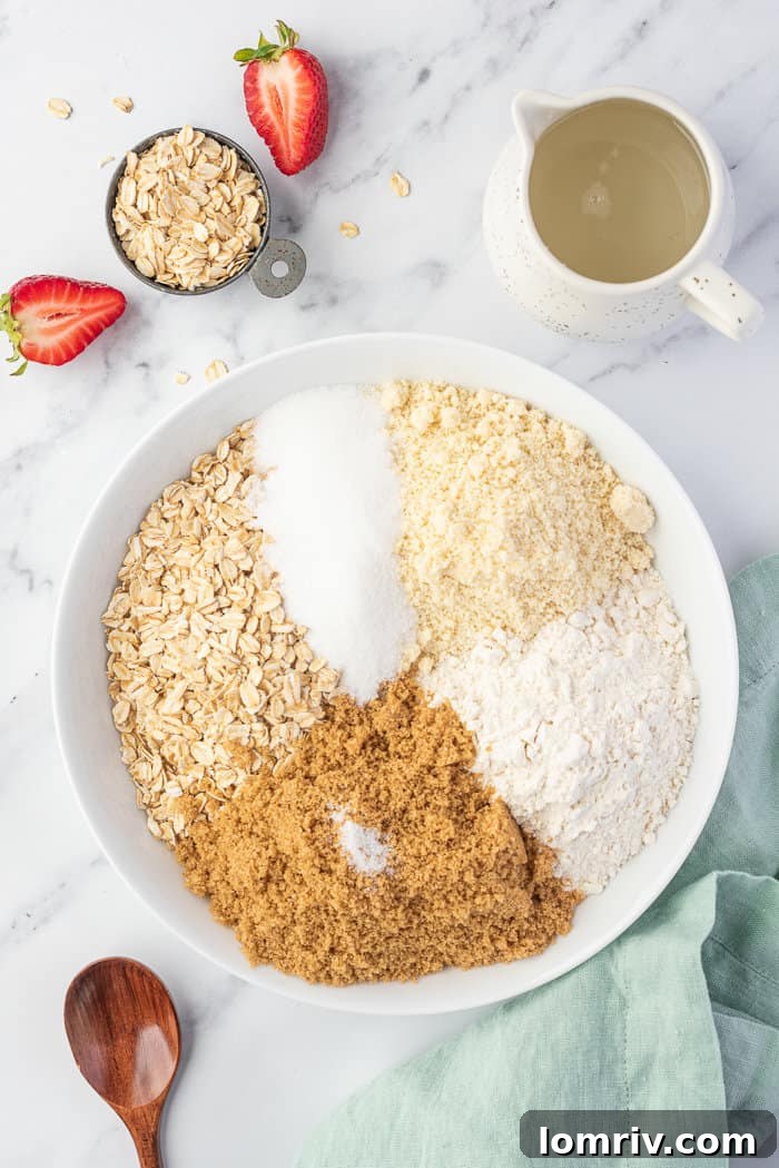 Strawberry Crumble