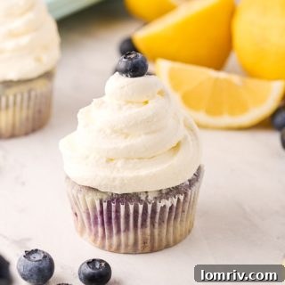 Lemon Blueberry Cupcakes