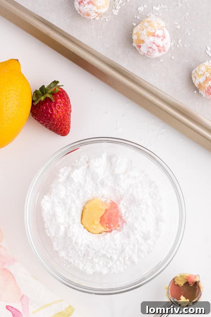 Strawberry Lemonade Cookies