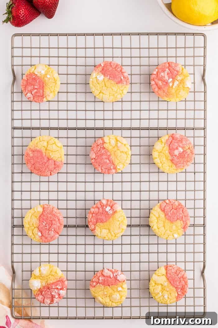 Strawberry Lemonade Cookies