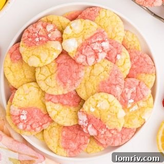 Strawberry Lemonade Cookies