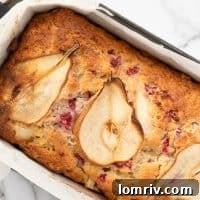 Pear and Raspberry Bread