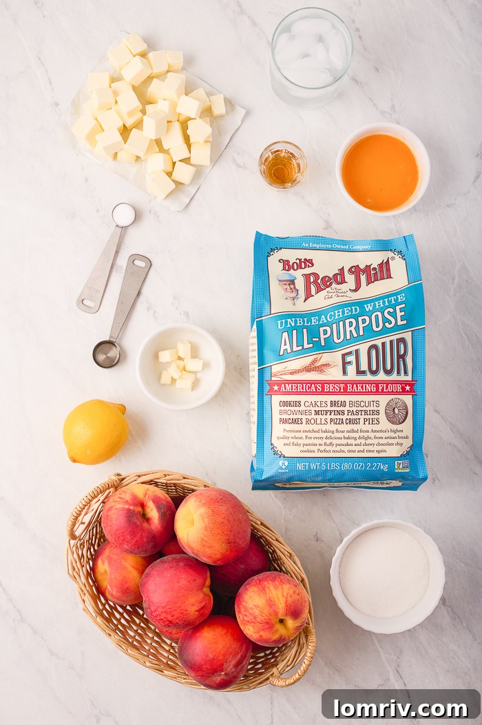 Flour and cold butter being blended with a pastry cutter for pie crust