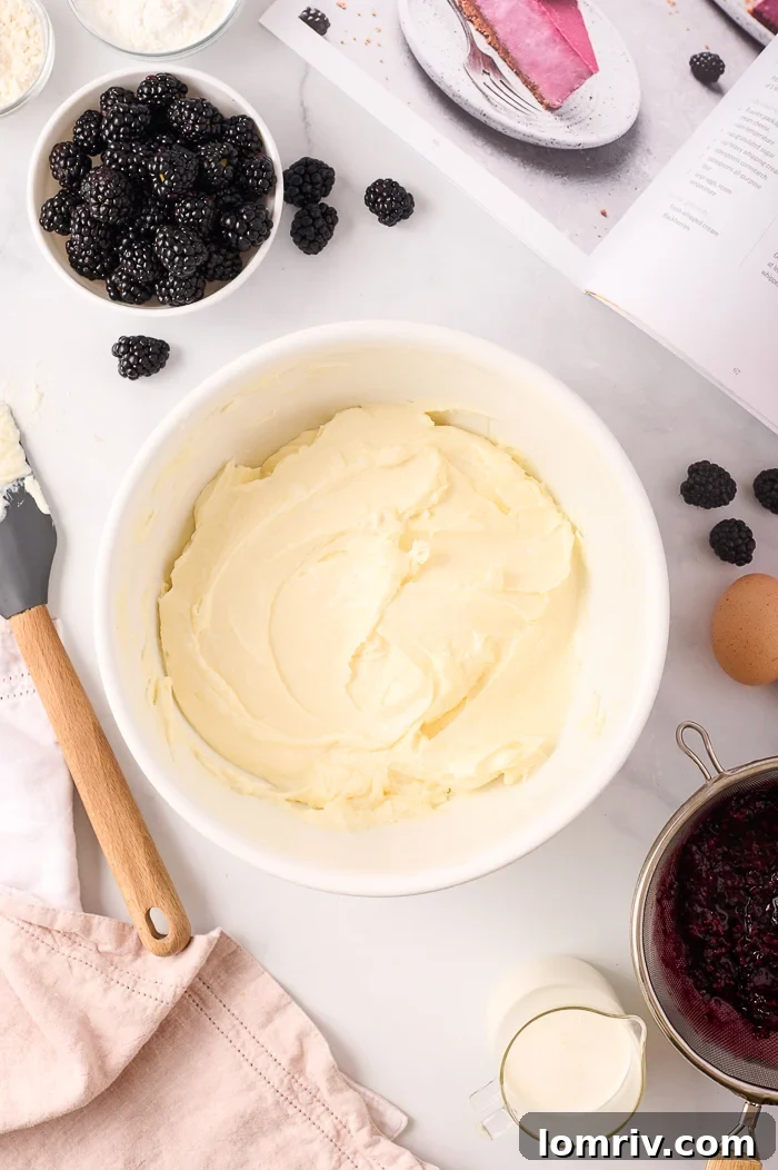 Blackberry Cheesecake