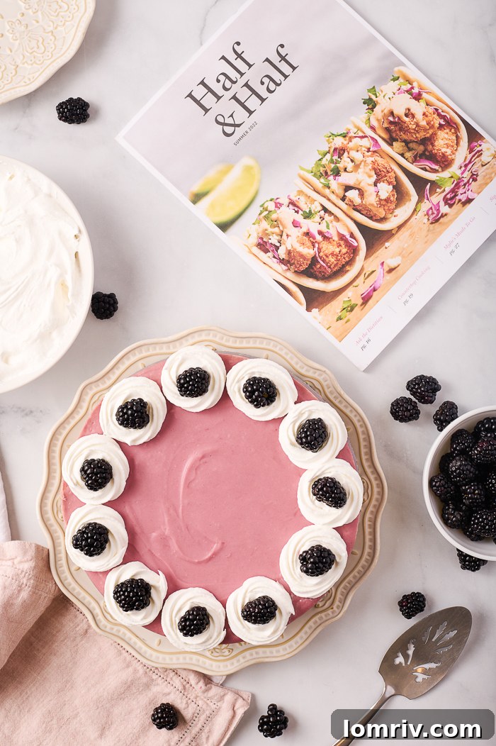Blackberry Cheesecake