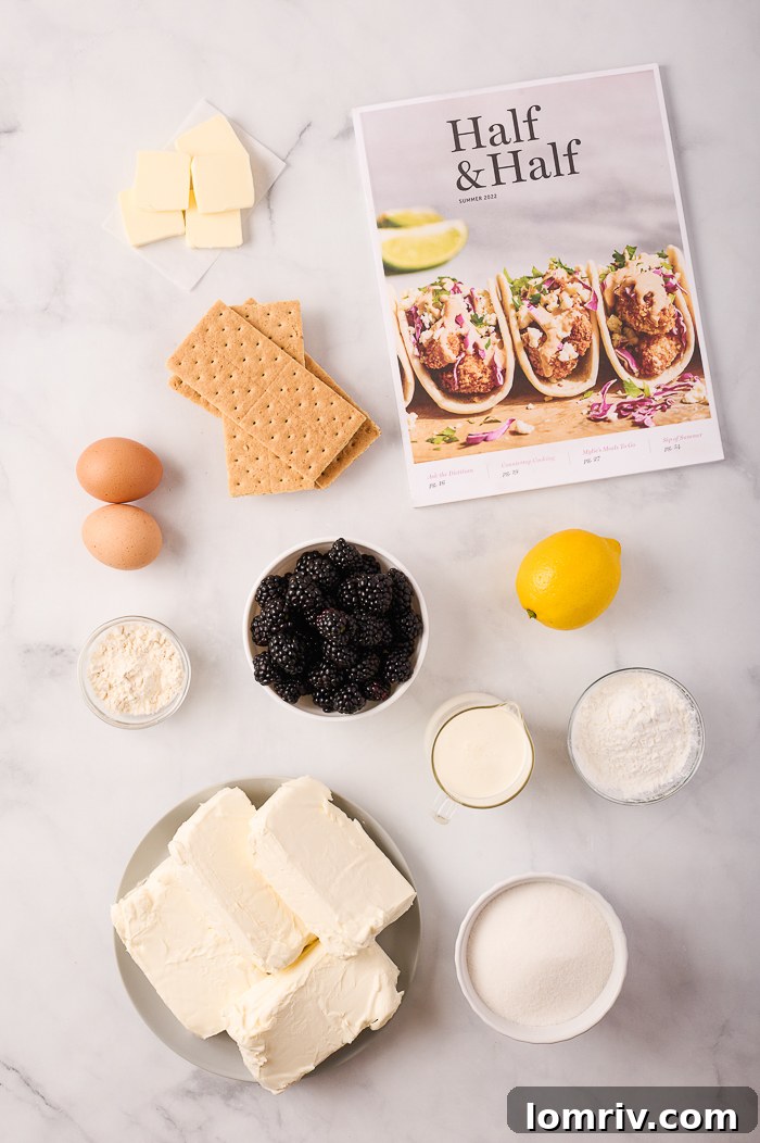 Blackberry Cheesecake