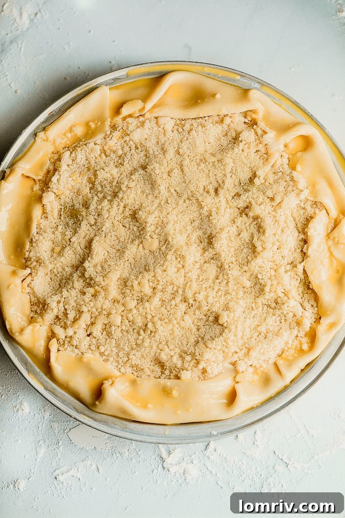 Dutch Apple Pie unbaked