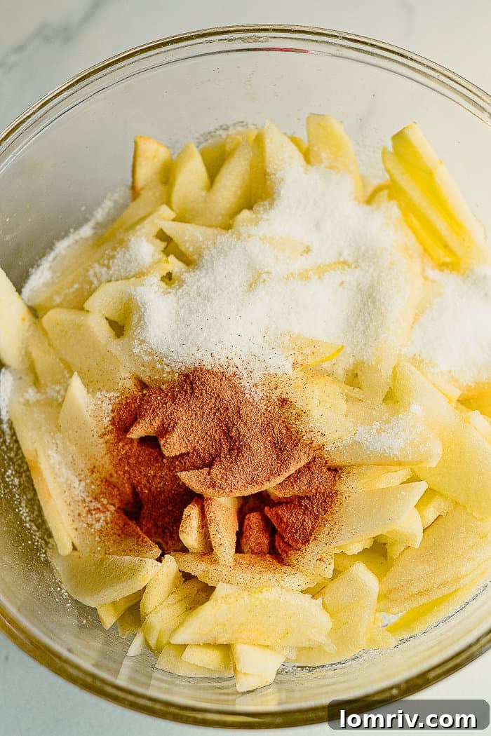 Dutch apple pie filling