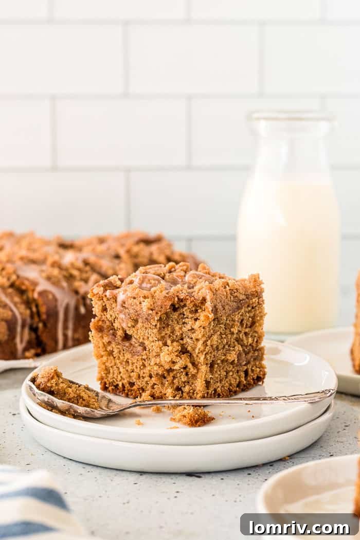 Chai Coffee Cake with Glaze