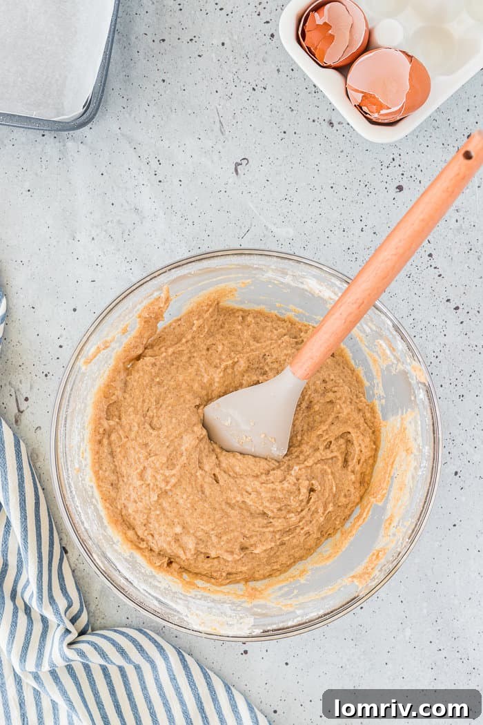 Mixed chai coffee cake batter