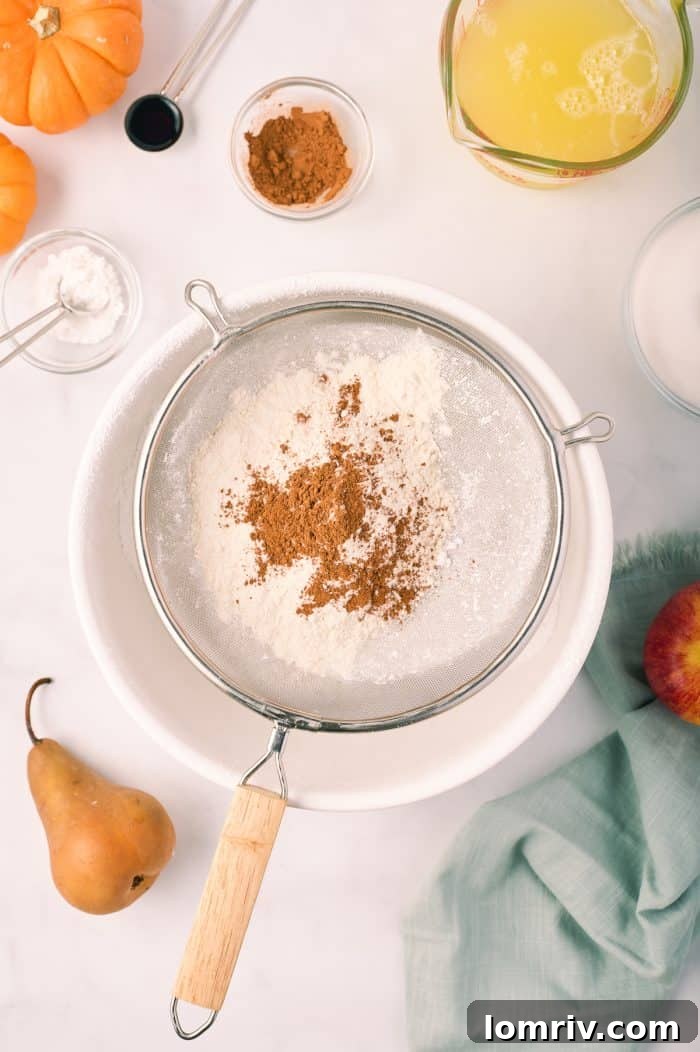 Pumpkin spice angel food cake ingredients.