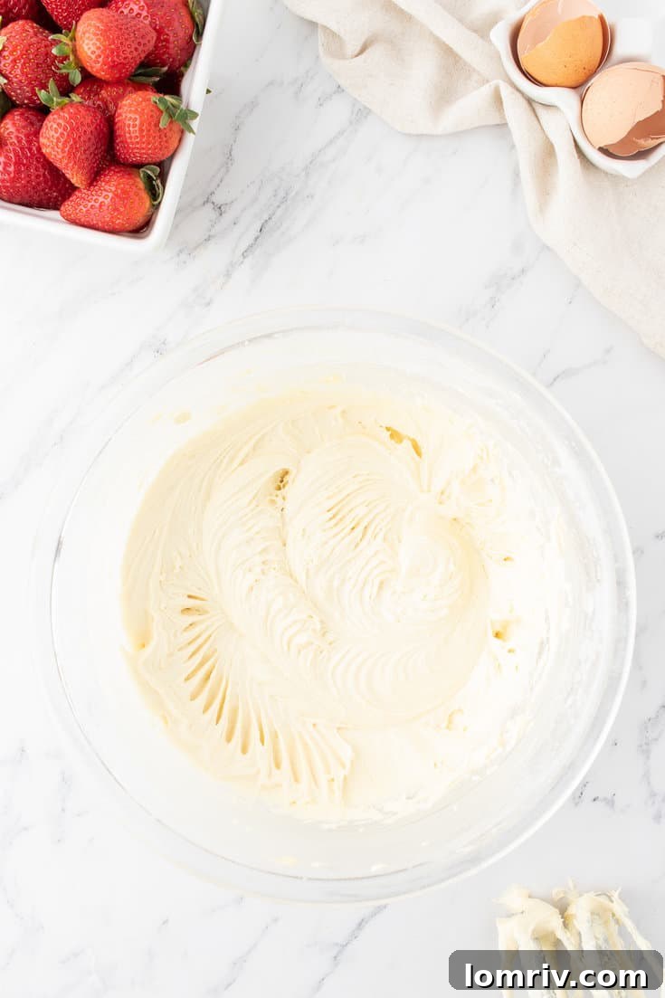 Strawberry shortcake cupcake batter.