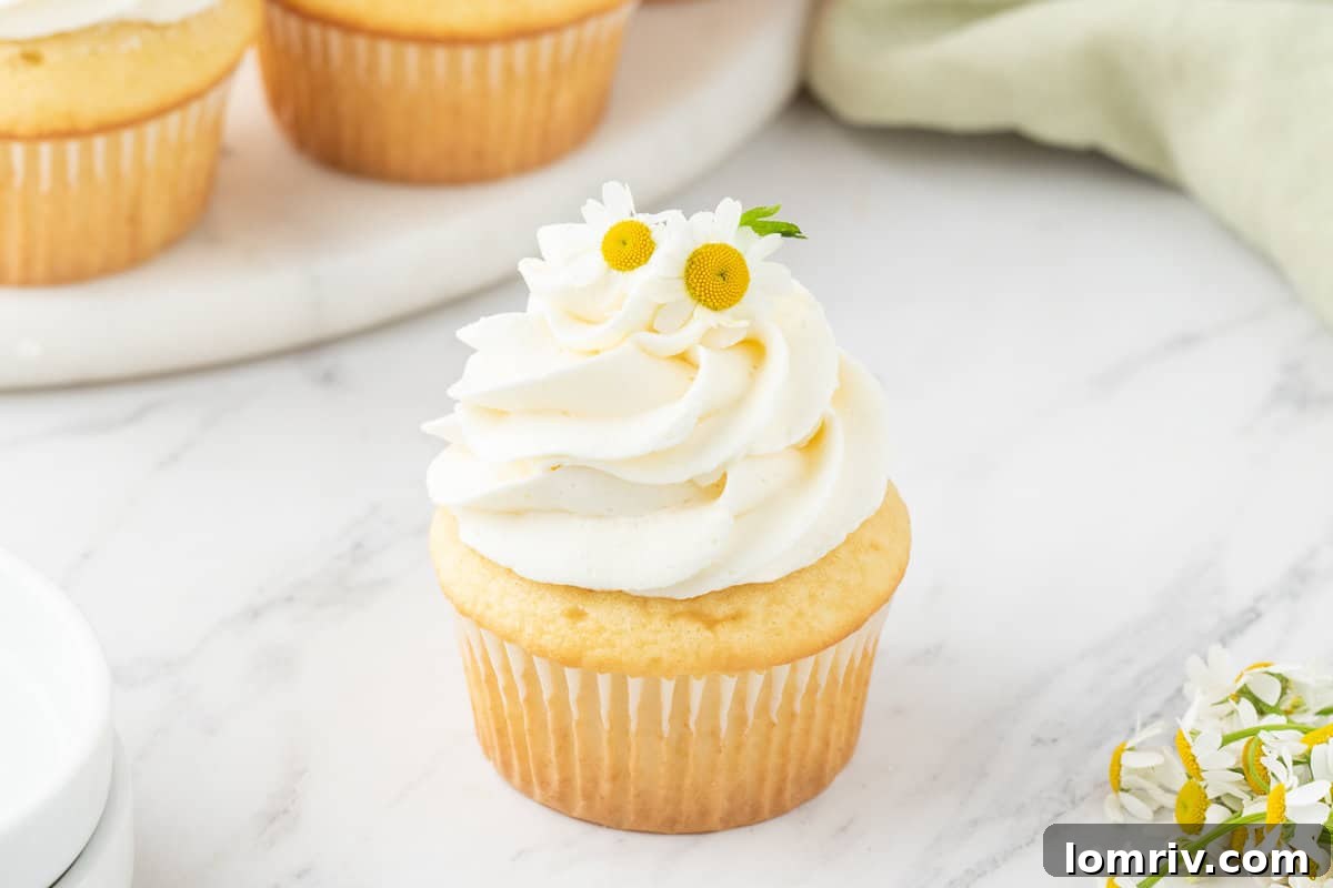 Chamomile cupcakes