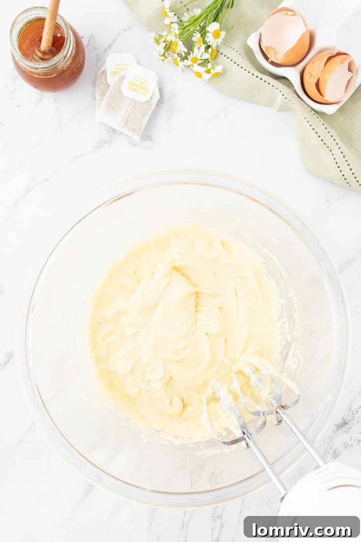 Adding in flour.