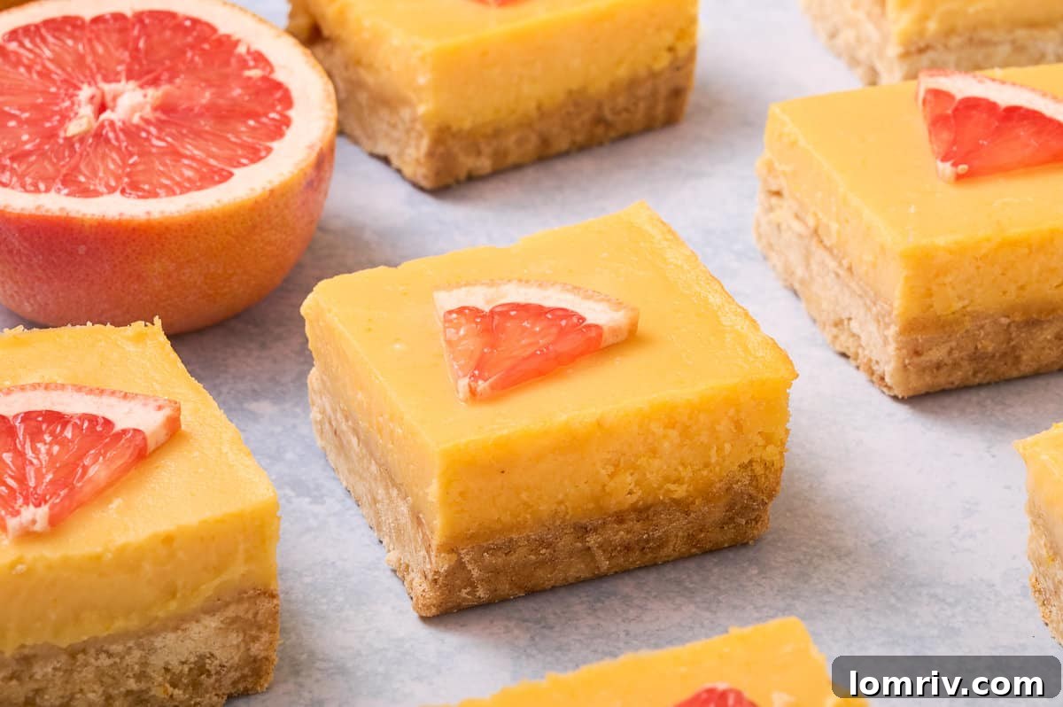 Grapefruit bars