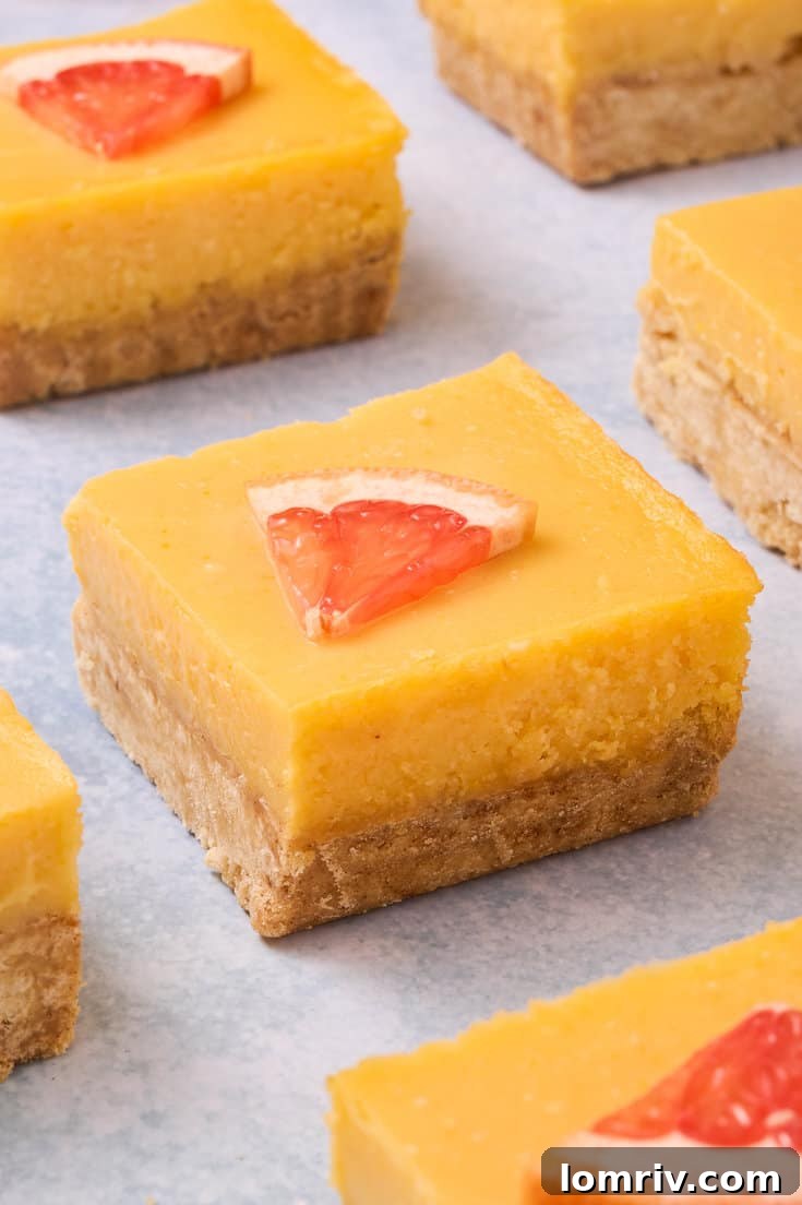 Grapefruit bars