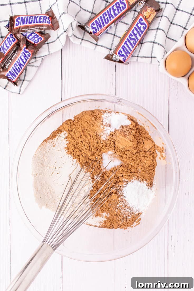 Making Snickers Cupcakes