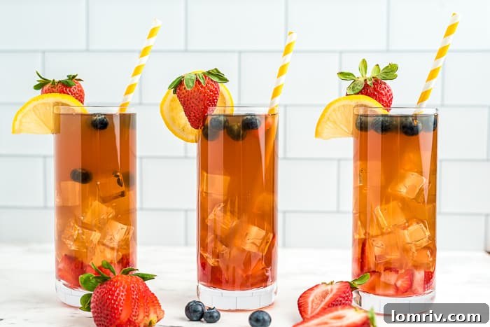 Strawberry Lemonade Iced Tea
