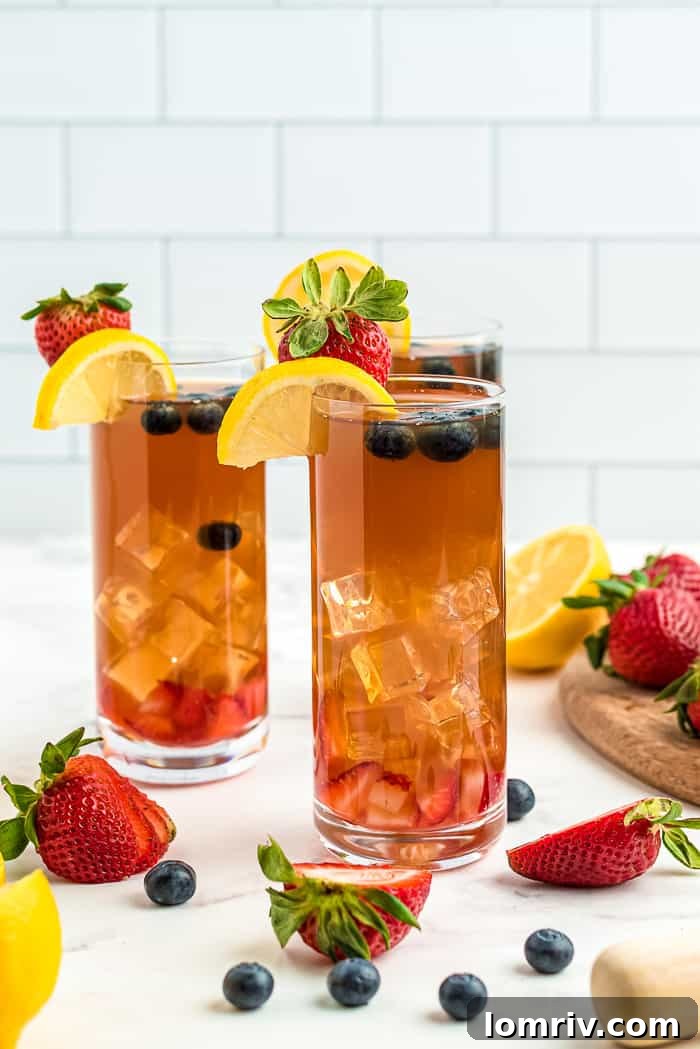 Strawberry Lemonade Iced Tea