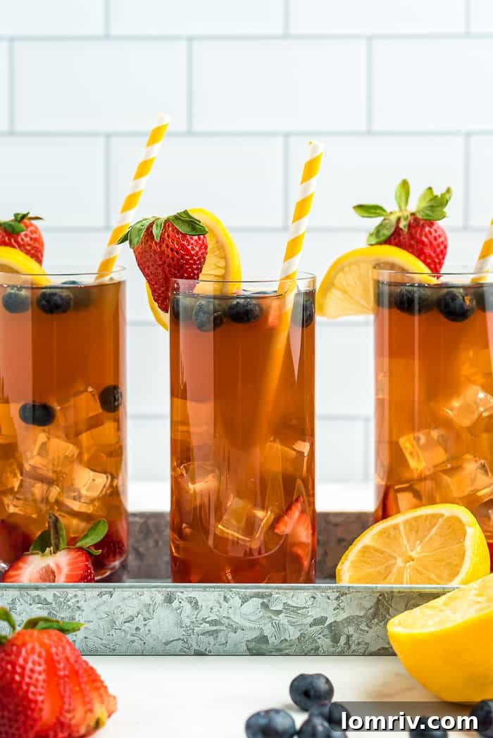 Strawberry Lemonade Iced Tea