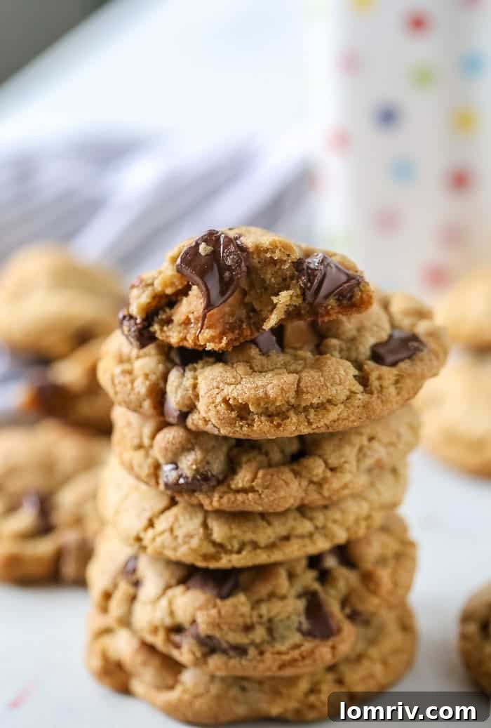 Perfectly Baked Salted Caramel Chocolate Chip Cookies