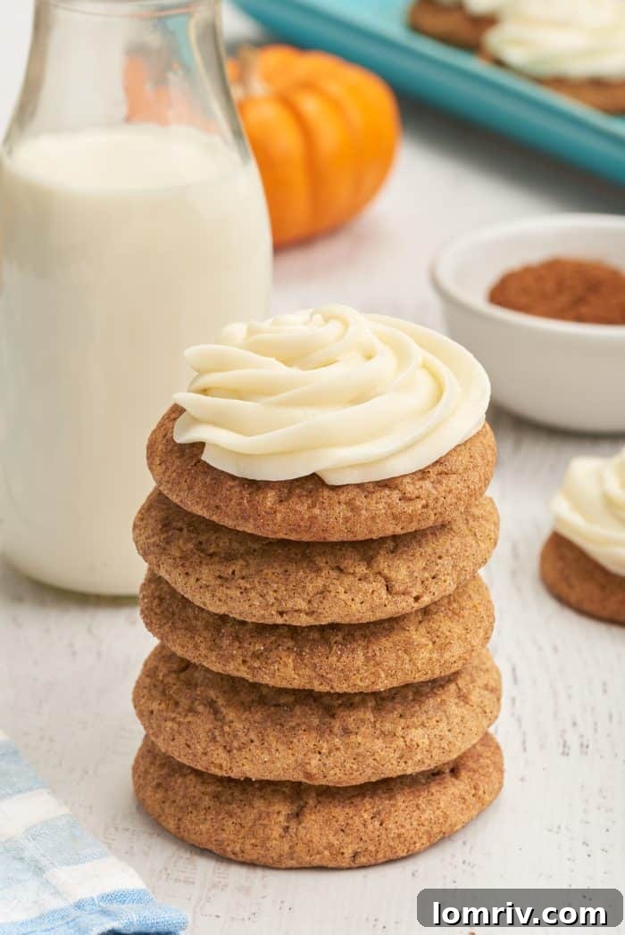 A stack of pumpkin snickerdoodles.