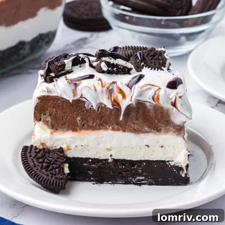 No Bake Oreo Layer Dessert
