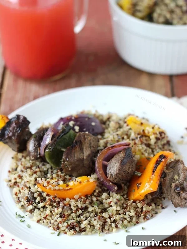 Healthy Summer BBQ Side Dish: Grilled Quinoa Salad