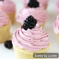 Blackberry Lime Cupcakes - A Classic Twist