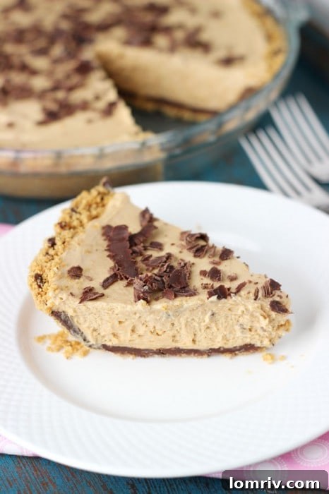 no bake peanut butter chocolate pie