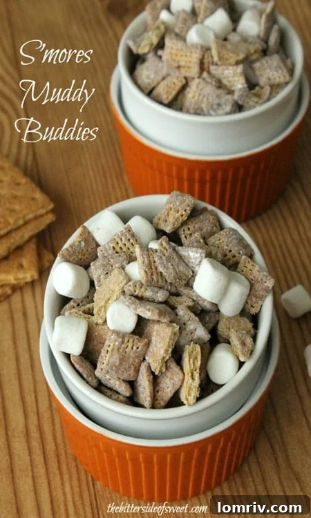 Strawberry S'mores Muddy Buddies by The Bitter Side of Sweet