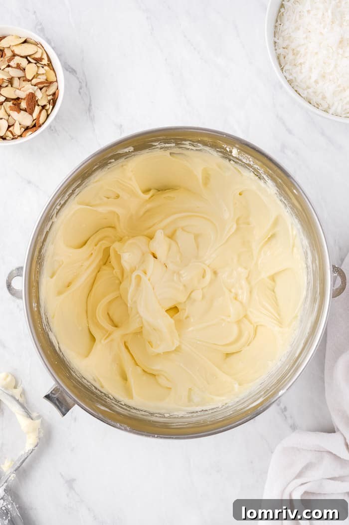 Coconut Almond Cream Cake