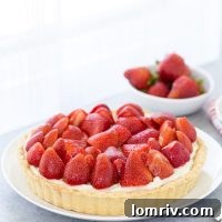 Strawberry Mascarpone Tart - A perfect summer dessert recipe.